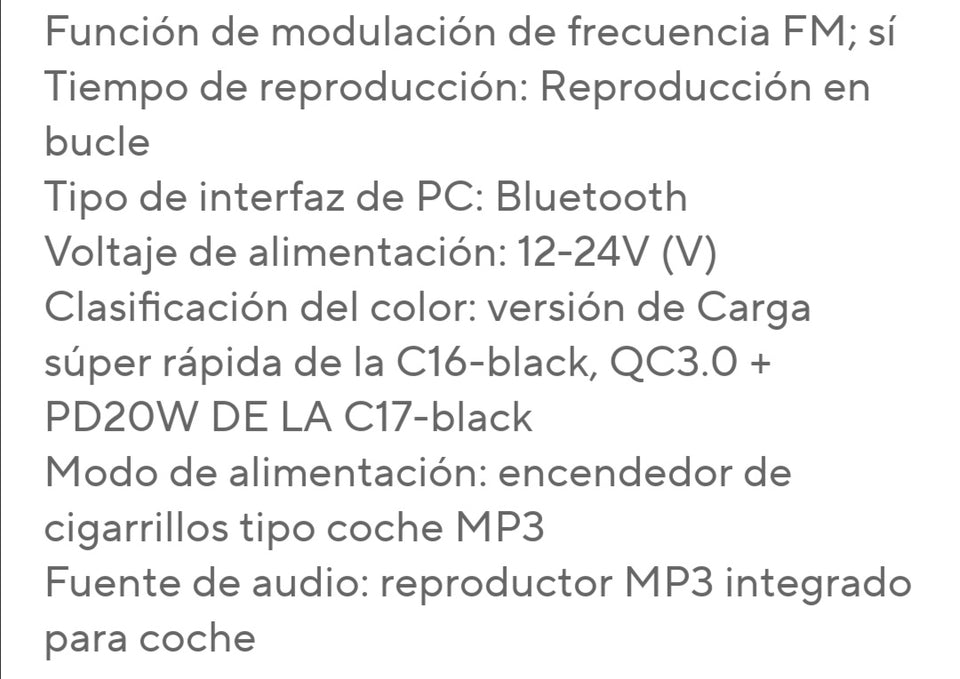 Reproductor MP3 Bluetooth 5.0 para coche + ENVIO GRATIS🚚