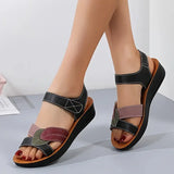 SANDALIAS ORTOPEDICAS CONFORTFLEX™ CRUZADA EN CUERO , COMODIDAD Y ESTILO 100% COLOMBIANA