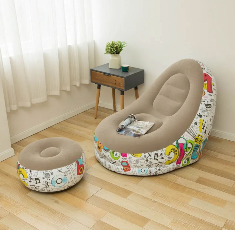 El único sofá inflable que combina estilo, confort y libertad total 3 en 1 Más Cómodo