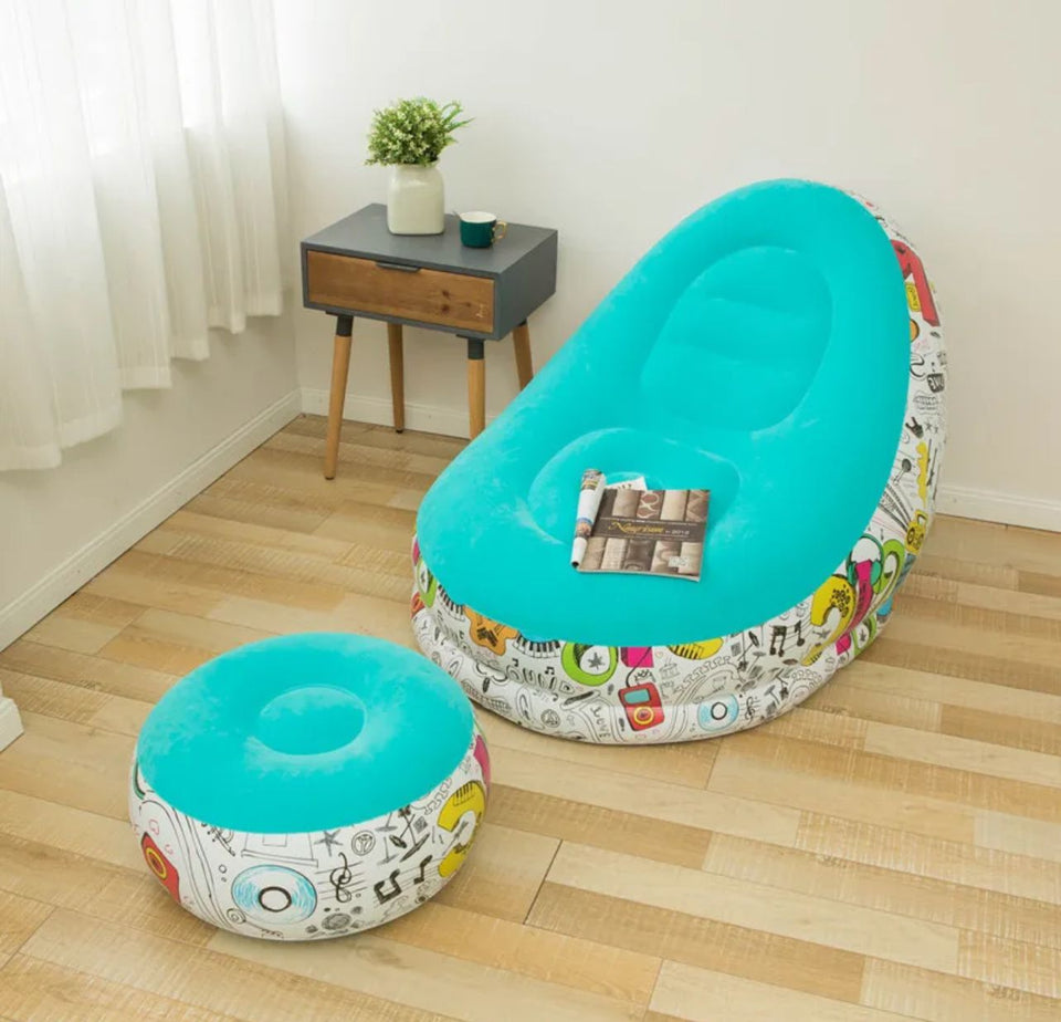 El único sofá inflable que combina estilo, confort y libertad total 3 en 1 Más Cómodo