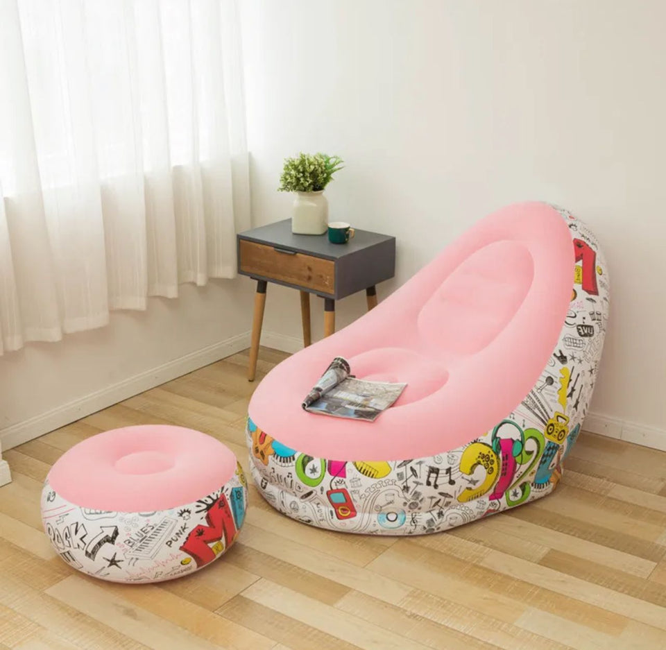 El único sofá inflable que combina estilo, confort y libertad total 3 en 1 Más Cómodo