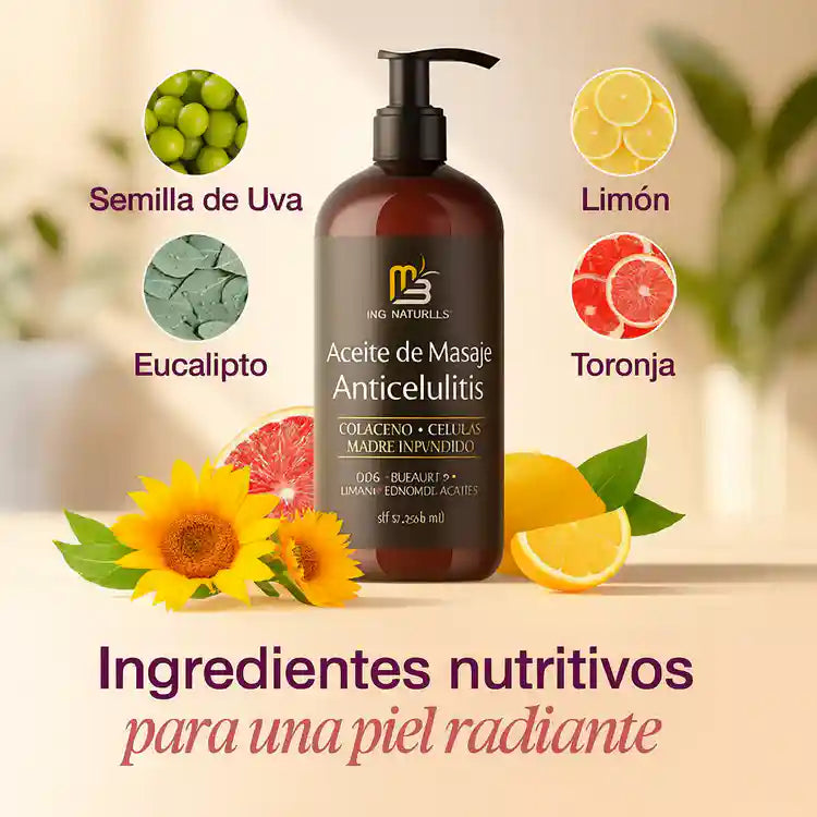 Aceite Anti Celulitis con Colágeno y Células Madre + OFERTA ESPECIAL