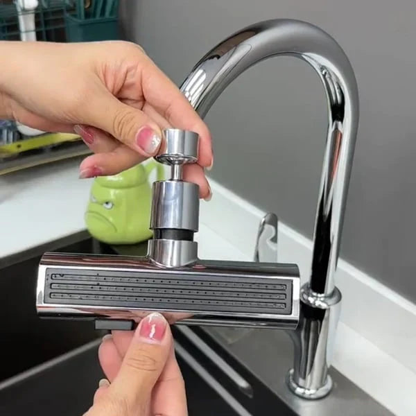 Adaptador de Grifo 360° Multifuncional 4 Salidas - PREMIUM Practicidad y Ahorro de Agua en tu Cocina