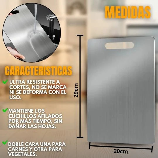 🔥TABLA DE COCINA DE TITANIO + 🍉🥝 ANTIBASTERIANA Y  🔪🍋‍🟩ANTISUCIEDAD🎁OFERTA ESPECIAL + ENVIO GRATIS 🚚