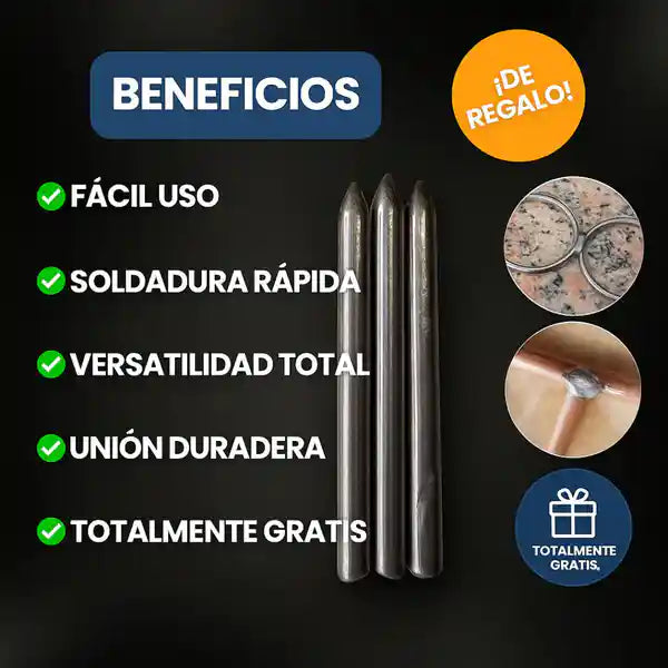 FlamePro® Soldador a Gas Ultra Pontete + GRATIS BARRA DE SOLDADURA