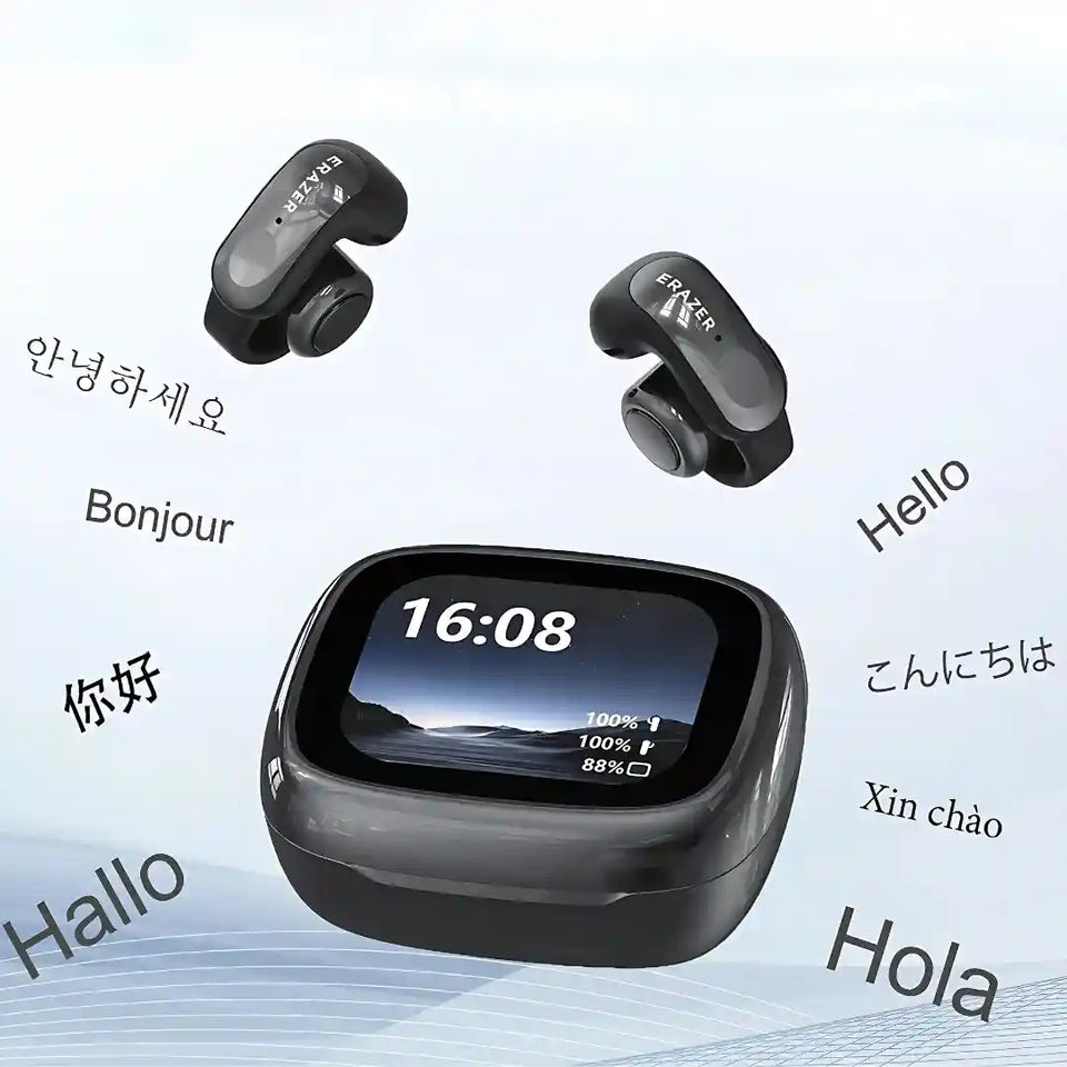 Auriculares Bluetooth Erazer XF28 PRO con Traducción en Tiempo Real y Batería de 30h