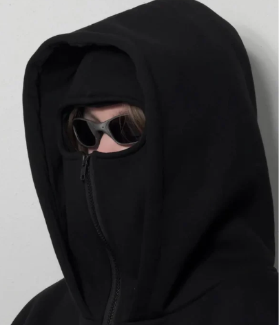 HOODIE NINJA CON BALACLAVA