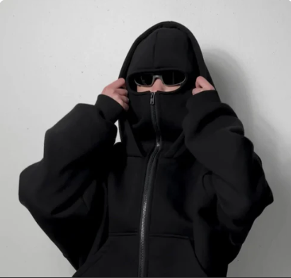 HOODIE NINJA CON BALACLAVA