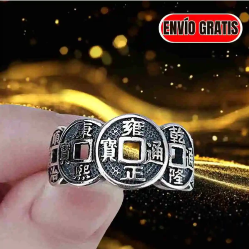 ANILLO DE LA FORTUNA DE LOS 5 EMPERADORES + ENVIO GRATIS