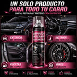 Limpiador Automotriz Multifuncional de Alto Rendimiento para CUERO, PLASTICO, GOMA y MOLDURAS.