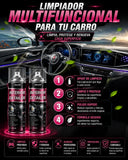 Limpiador Automotriz Multifuncional de Alto Rendimiento para CUERO, PLASTICO, GOMA y MOLDURAS.