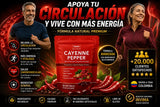 Con CAYENNE PEPPER Recupera la ligereza en tus piernas y apoya tu circulación de forma natural + ENVIO GRATIS