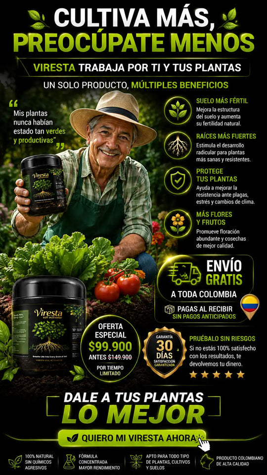 VIRESTA, activador de suelo + ENVIO GRATIS
