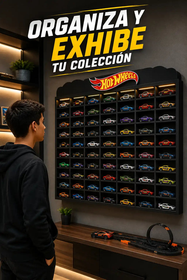 🚘Repisa Premium para Hot Wheels  Organiza, Protege y Exhibe tu Colección + envió gratis 🎁