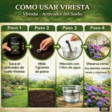 REVITALIZADOR DE SUELO CON ÁCIDO HÚMICO — CRECIMIENTO INTENSIVO PARA PLANTAS Y JARDÍN
