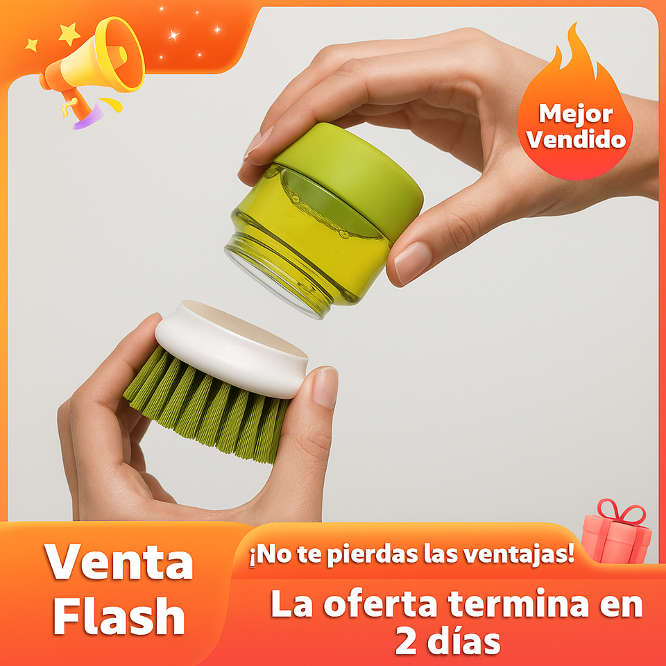 ¡Oferta relámpago! ¡Más de 50 mil unidades vendidas! ¡Casi agotado! Cepillo de limpieza multifuncional, el mejor regalo.
