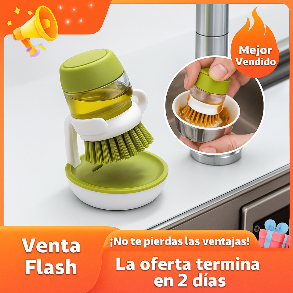 ¡Oferta relámpago! ¡Más de 50 mil unidades vendidas! ¡Casi agotado! Cepillo de limpieza multifuncional, el mejor regalo.