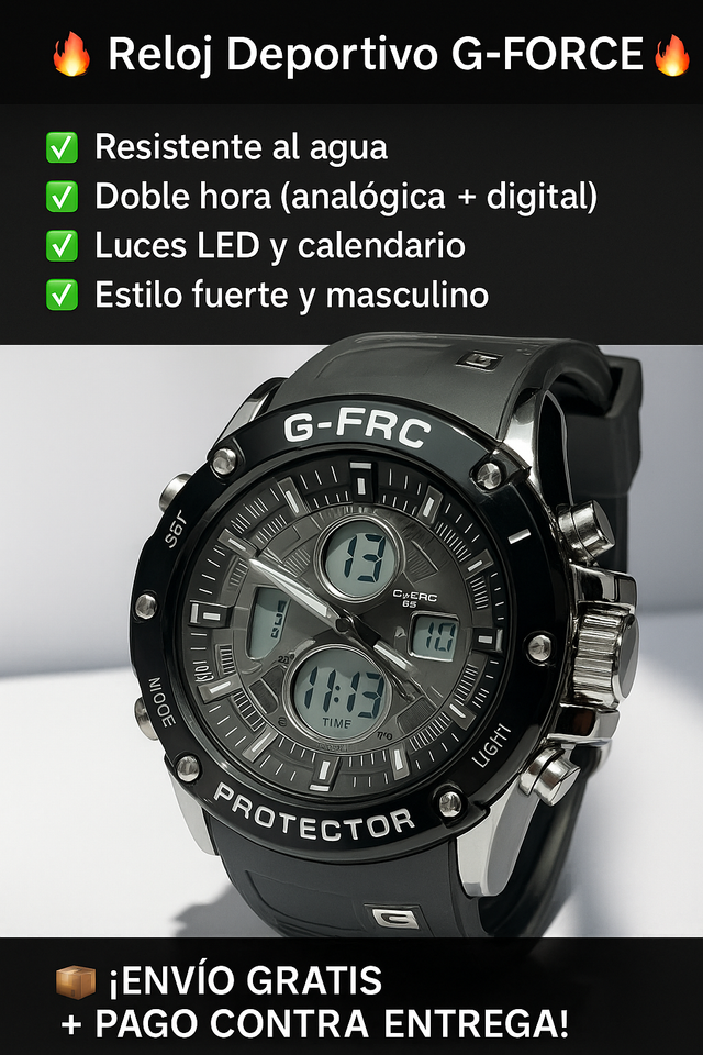 RELOJ G-FORCE PLATINUM R13