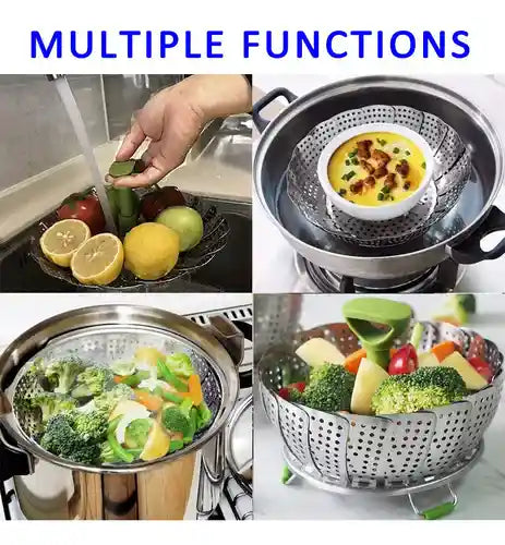 Vaporera Verduras cook G Cesta Plegable De 9 Pulgadas