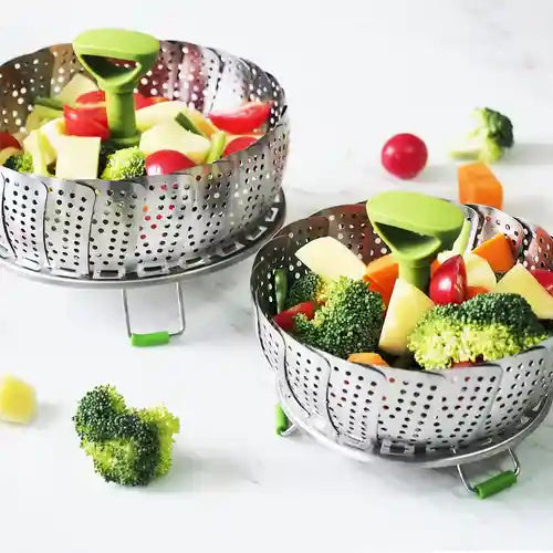 Vaporera Verduras cook G Cesta Plegable De 9 Pulgadas