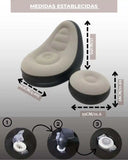 El único sofá inflable que combina estilo, confort y libertad total 3 en 1 Más Cómodo