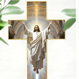 ✝️ DECORACION RETRO DE PARED CON CRUZ DE JESUCRISTO 🙇