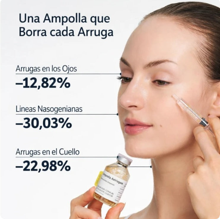 Serum de Peptidos antienvejecimiento coreano para el cuidado de las arrugas y la piel.