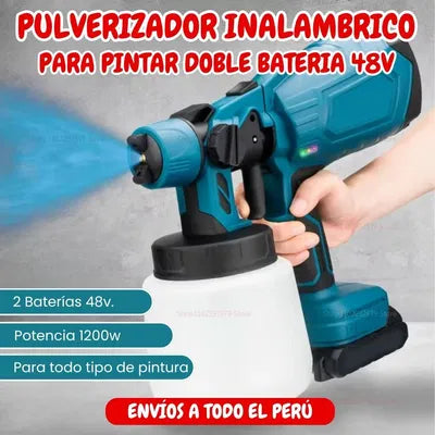 SprayMaster PRO™ - Pistola Pulverizadora Inalámbrica Profesional