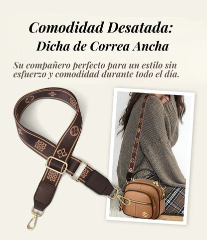 👜Bolso de mujer multifuncional con correa ajustable👜
