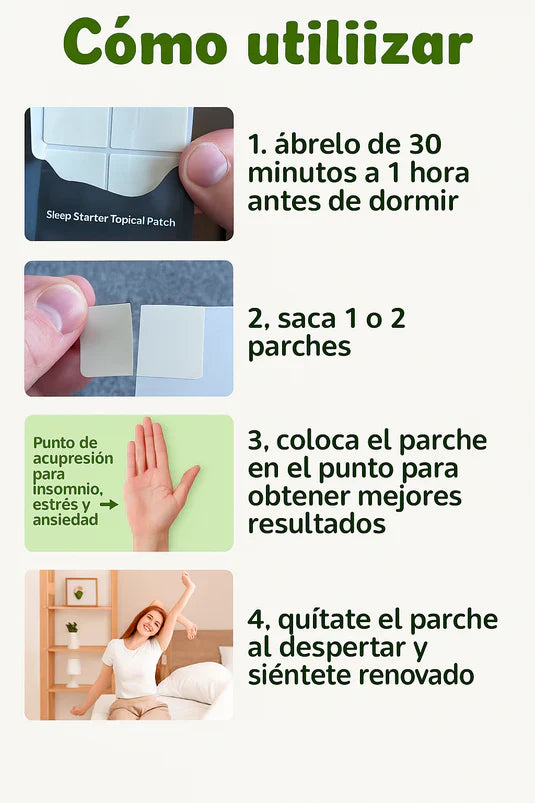 PARCHE PARA DORMIR
