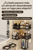 BathRack™ Pack x5 Organizador de Baño Premium