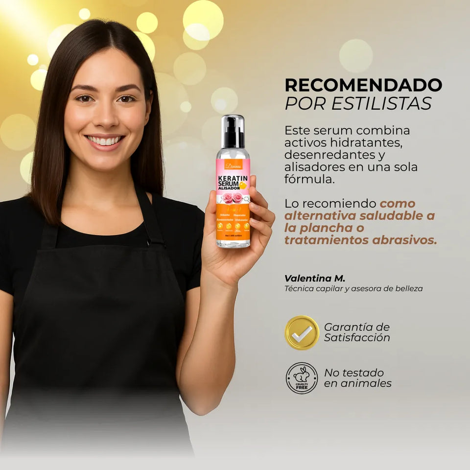 ¡Oferta relámpago! ¡Más de 50 mil unidades vendidas! ¡Casi agotado! KERATIN SERUM ALISADOR