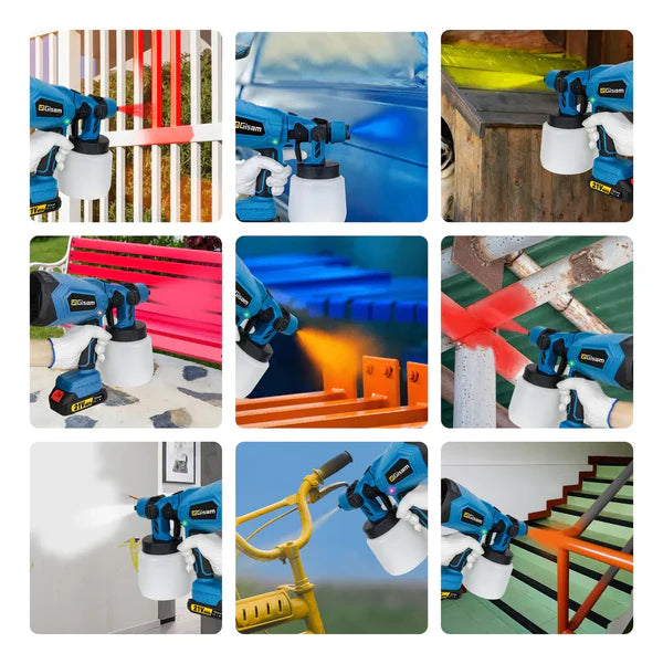 SprayMaster PRO™ - Pistola Pulverizadora Inalámbrica Profesional