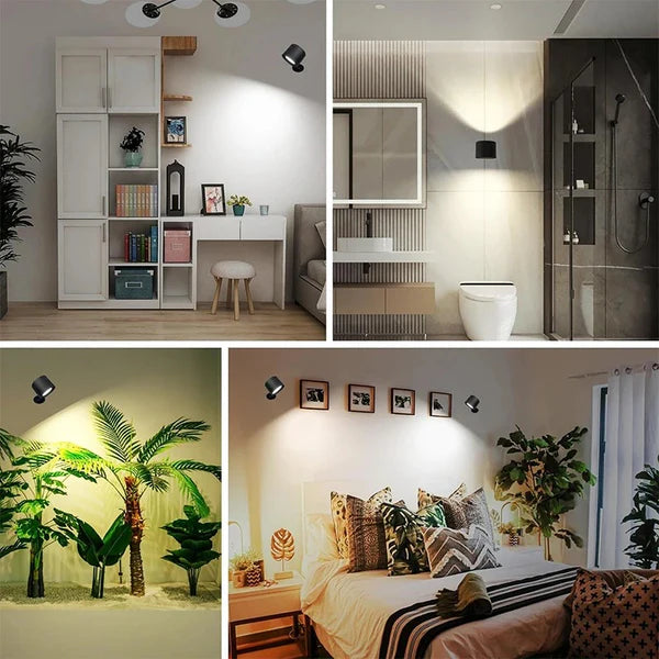 2x1 LumiArc™ Luz de Pared Magnética Recargable