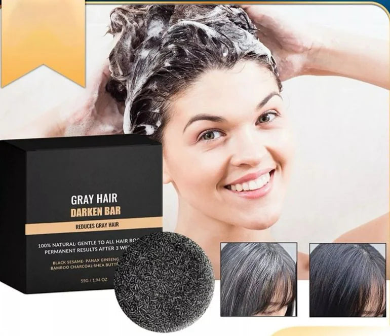 Jabón TonoNatural – Elimina el Cabello Blanco, Restaura el Color Natural y Recupera Tu Juventud