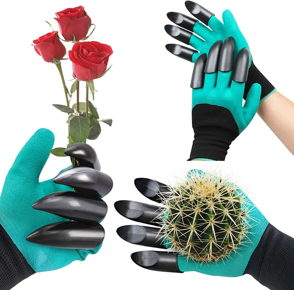 GUANTES DE JARDINERIA CON GARRAS